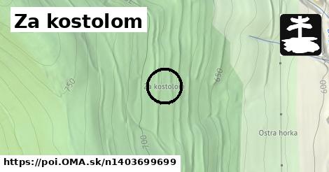 Za kostolom