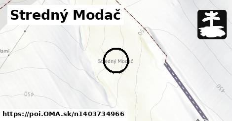 Stredný Modač