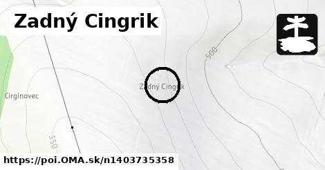 Zadný Cingrik