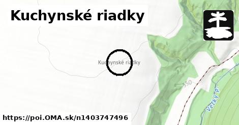 Kuchynské riadky