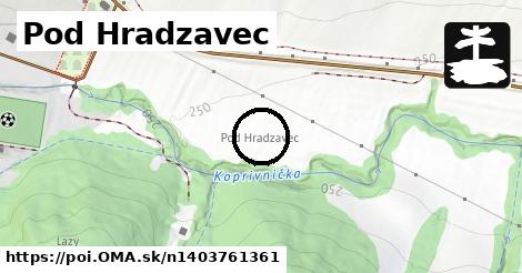 Pod Hradzavec