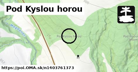 Pod Kyslou horou