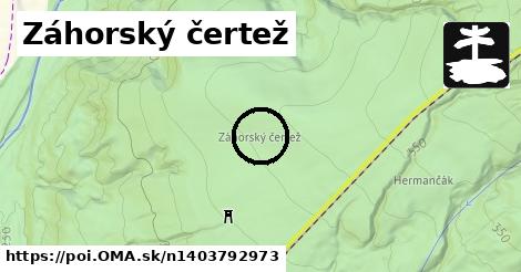 Záhorský čertež