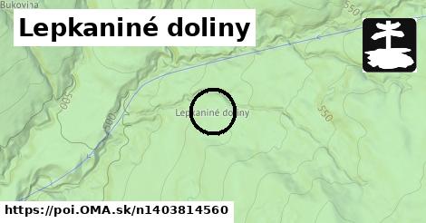 Lepkaniné doliny