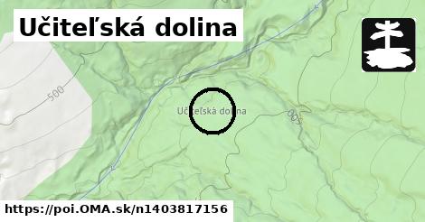 Učiteľská dolina