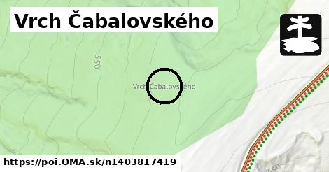 Vrch Čabalovského