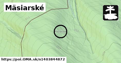 Mäsiarské