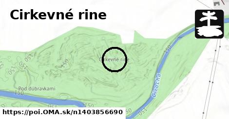 Cirkevné rine