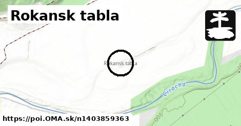 Rokansk tabla