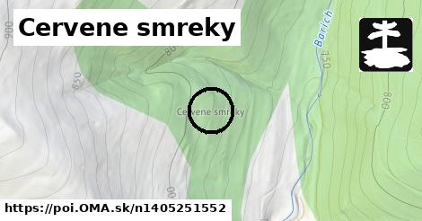 Cervene smreky