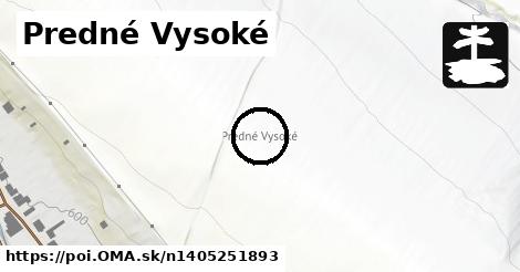 Predné Vysoké