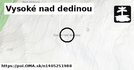 Vysoké nad dedinou