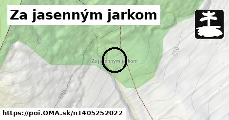 Za jasenným jarkom