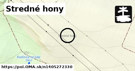 Stredné hony