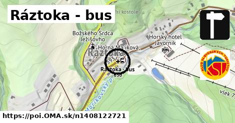 Ráztoka - bus