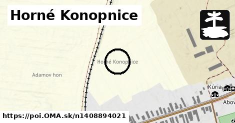 Horné Konopnice