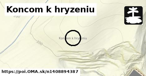 Koncom k hryzeniu