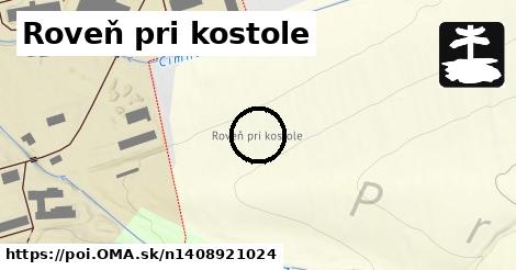 Roveň pri kostole