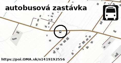 autobusová zastávka