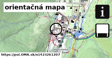 orientačná mapa