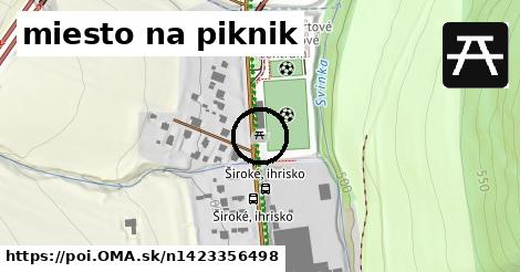 miesto na piknik