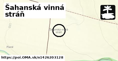 Šahanská vinná stráň