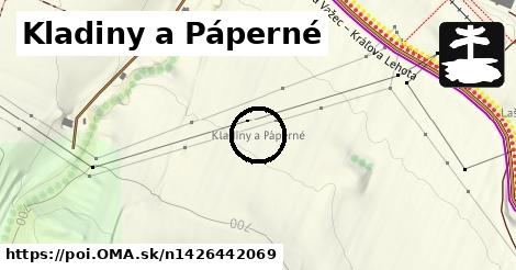 Kladiny a Páperné