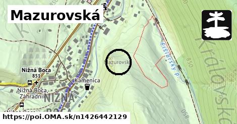 Mazurovská