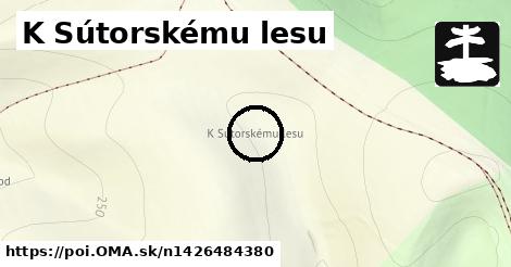 K Sútorskému lesu