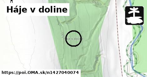 Háje v doline