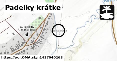 Padelky krátke