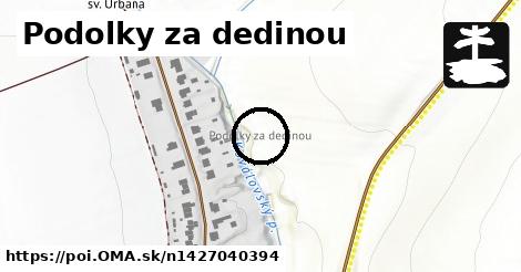 Podolky za dedinou