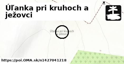 Úľanka pri kruhoch a ježovci