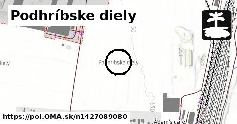 Podhríbske diely