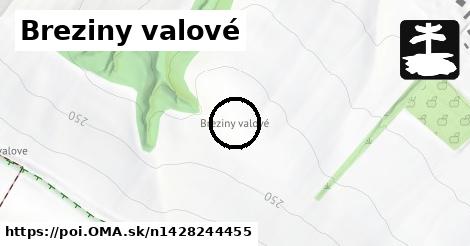 Breziny valové