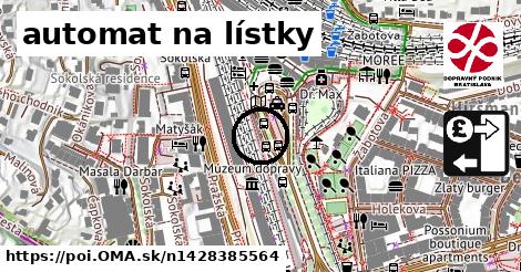 automat na lístky