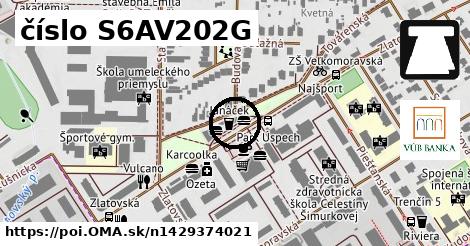 číslo S6AV202G