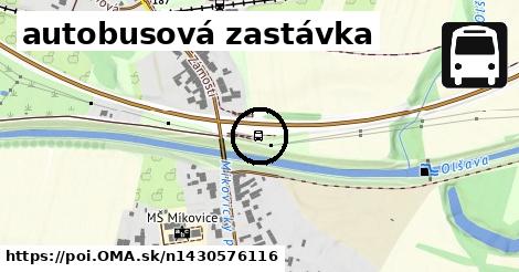 autobusová zastávka