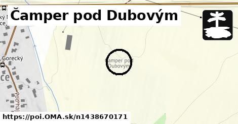 Čamper pod Dubovým