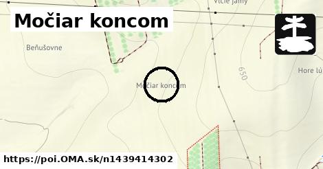 Močiar koncom