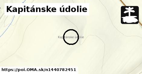 Kapitánske údolie