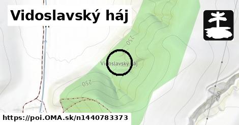 Vidoslavský háj