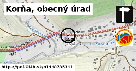 Korňa, obecný úrad