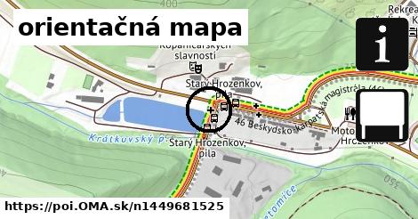 orientačná mapa