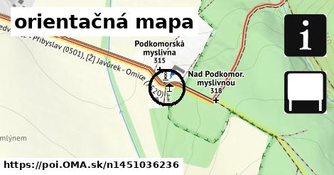 orientačná mapa