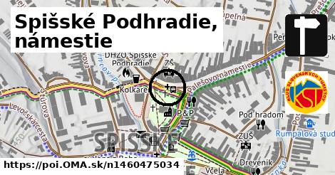 Spišské Podhradie, námestie