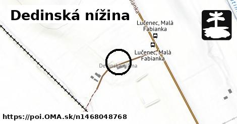 Dedinská nížina