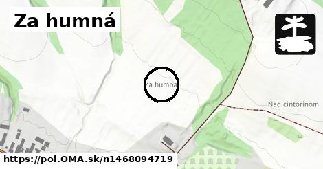 Za humná