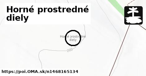 Horné prostredné diely