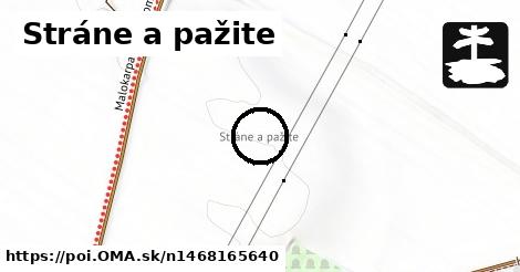 Stráne a pažite